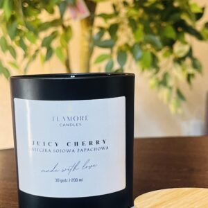 Świeca sojowa zapachowa w szkle Juicy Cherry